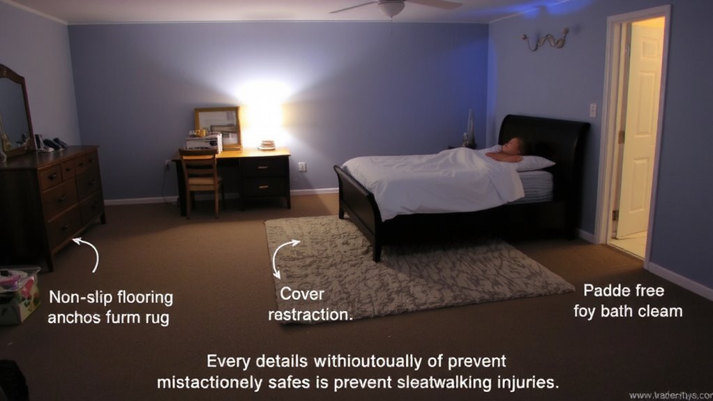 secure rugs clear paths
