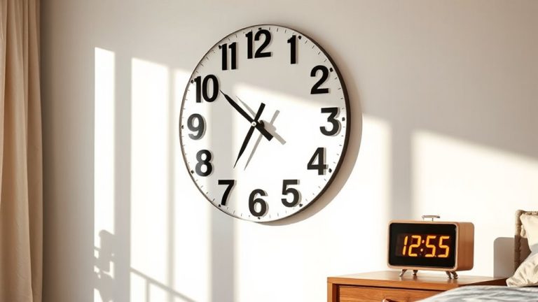 senior friendly clocks with clear displays