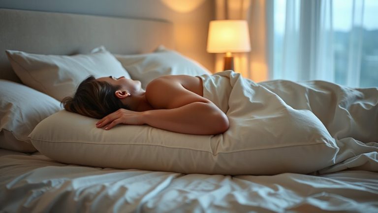 side sleeper shoulder relief pillow