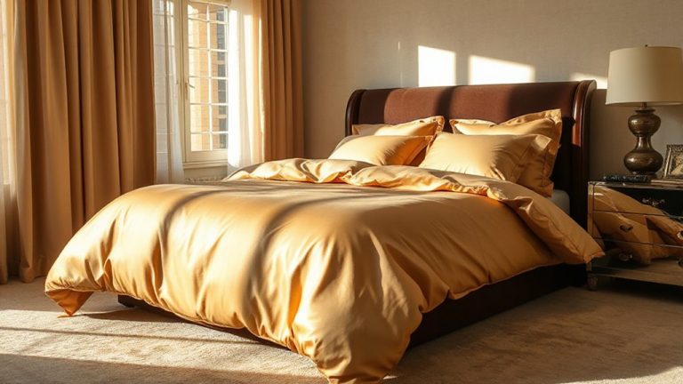 silk bed set luxury