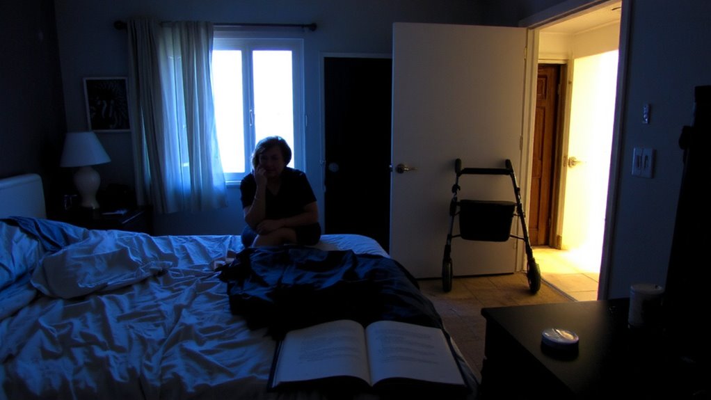 sleep disrupted by caregiving stress