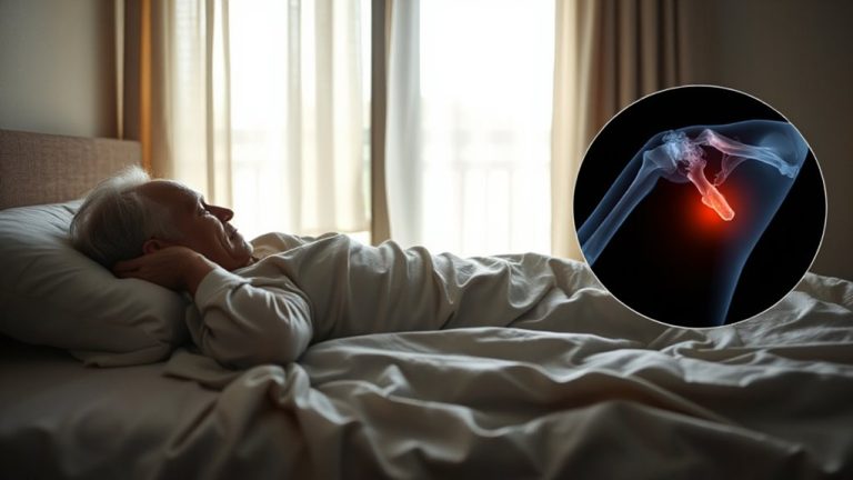 sleep position affects rotator cuff
