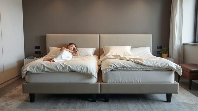 split queen adjustable beds