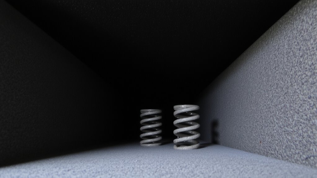 spring friction causes squeaks