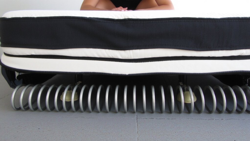 steel coils provide natural bounce
