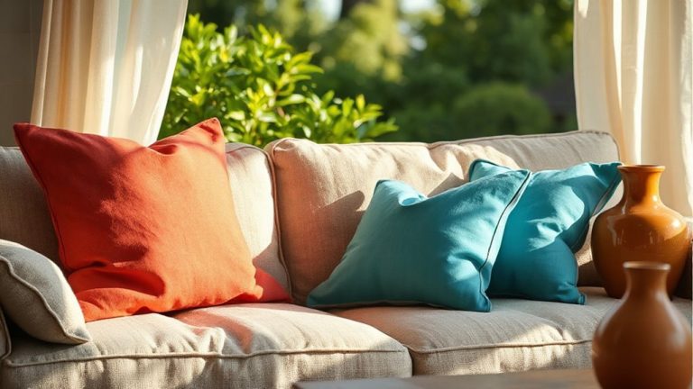 summer linens and bright accents