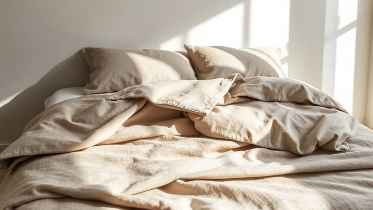 temperature regulating bedding for comfort