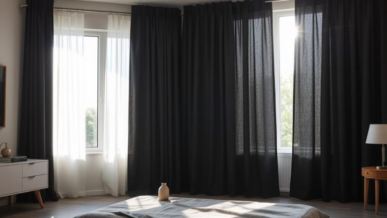 thermal blackout curtains for comfort