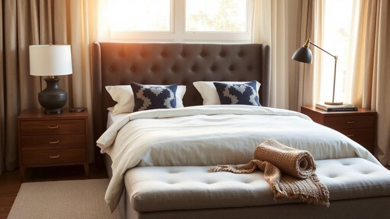 traditional meets modern bedding