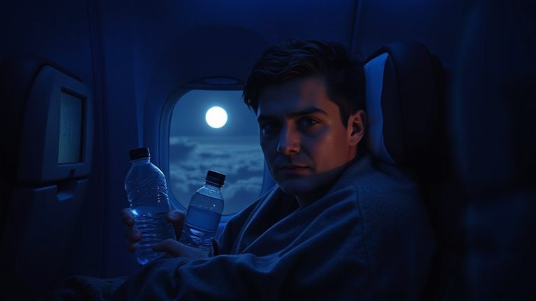 travel induced jet lag insomnia