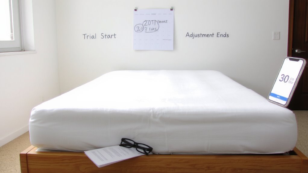 trial vs adjustment period
