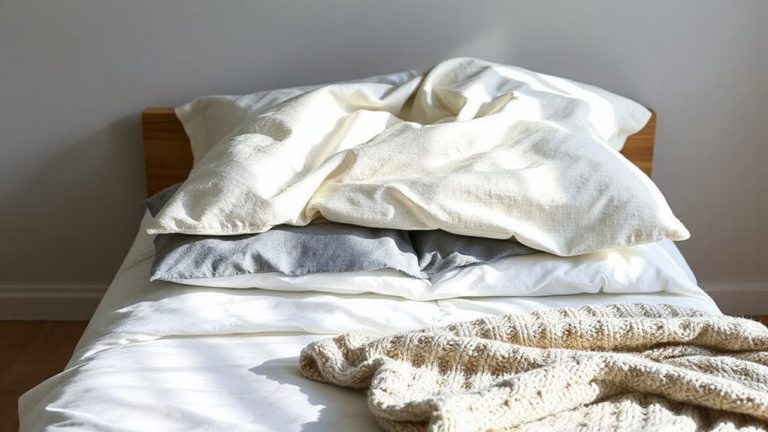 triple sheet layered bed design