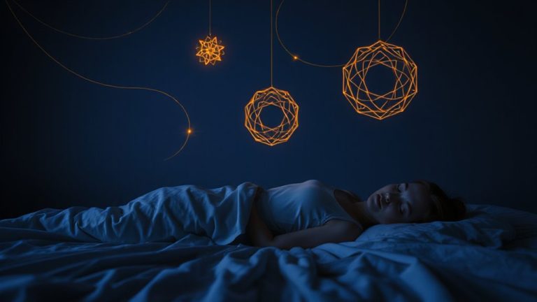 visualize calm scenes before sleep