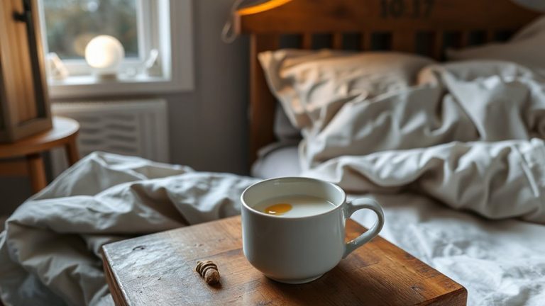 warm milk with honey