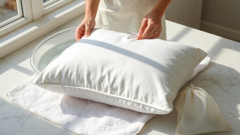 wash bamboo pillows safely