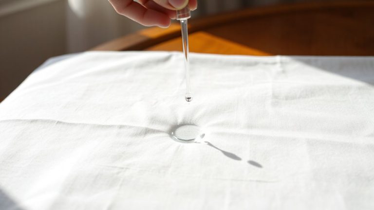 water absorption test for cotton sheets
