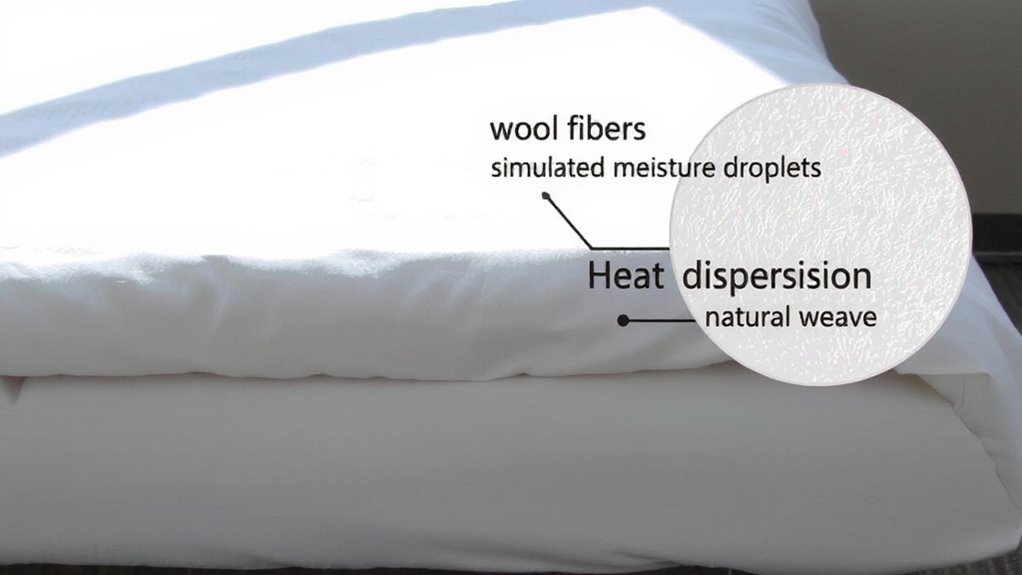 wool wicks sweat regulates heat